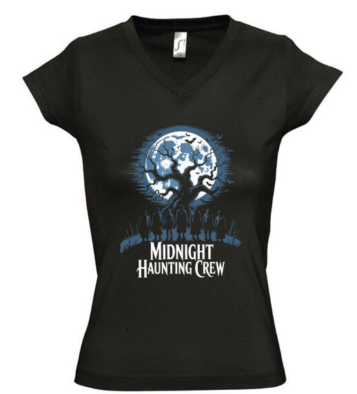 Női V nyakú póló