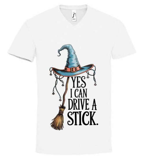 Unisex V nyakú póló