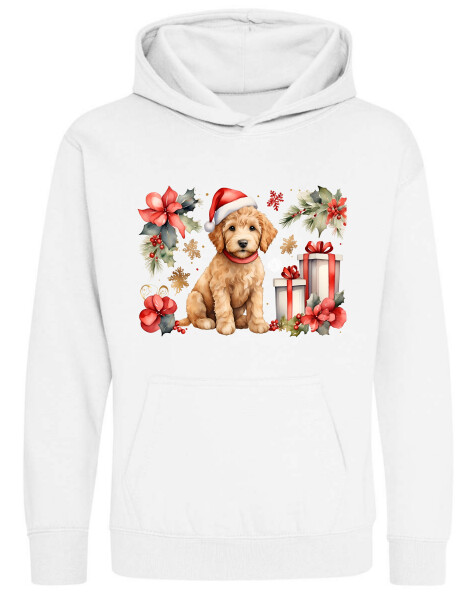 Kapucnis belebújós gyerek pulóver