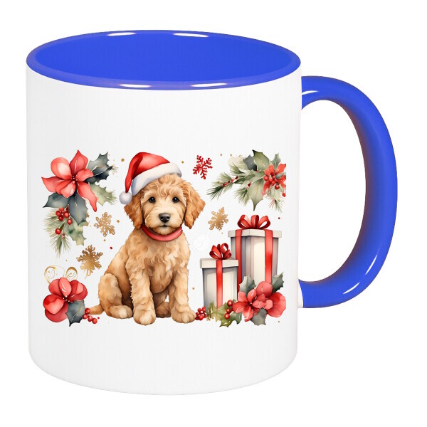 Színes fülű és belsejű bögre