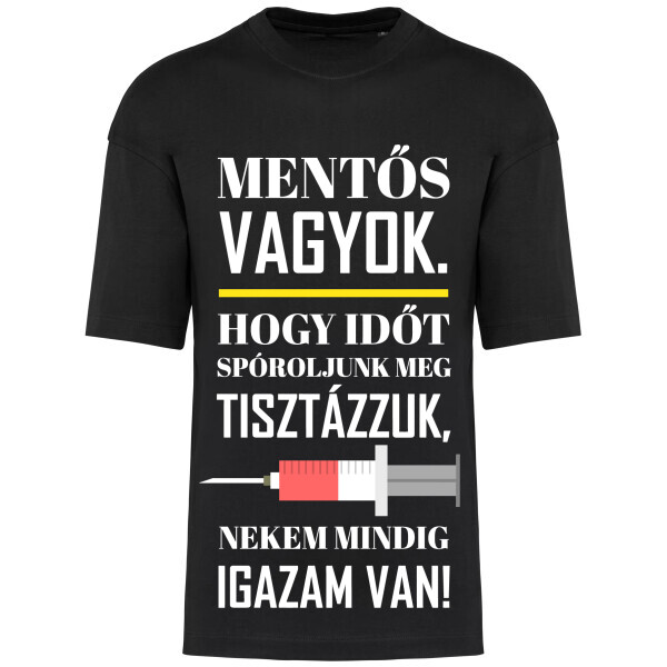 Prémium oversized unisex póló