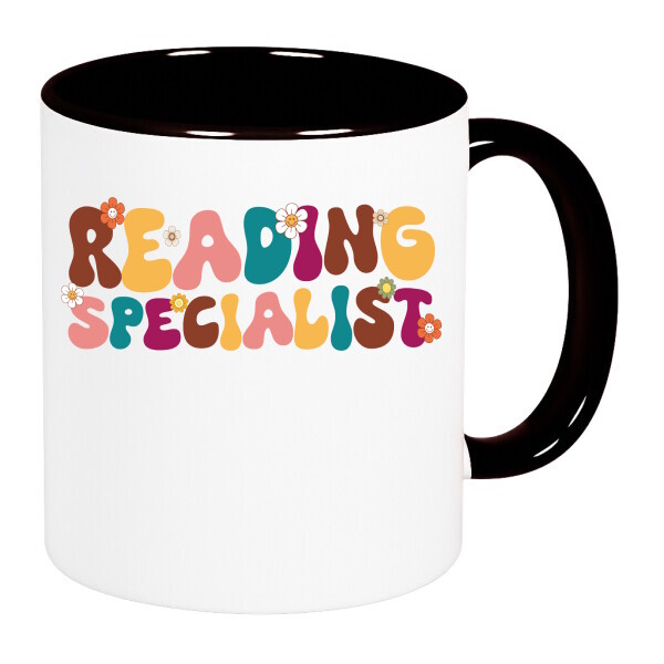 Színes fülű és belsejű bögre