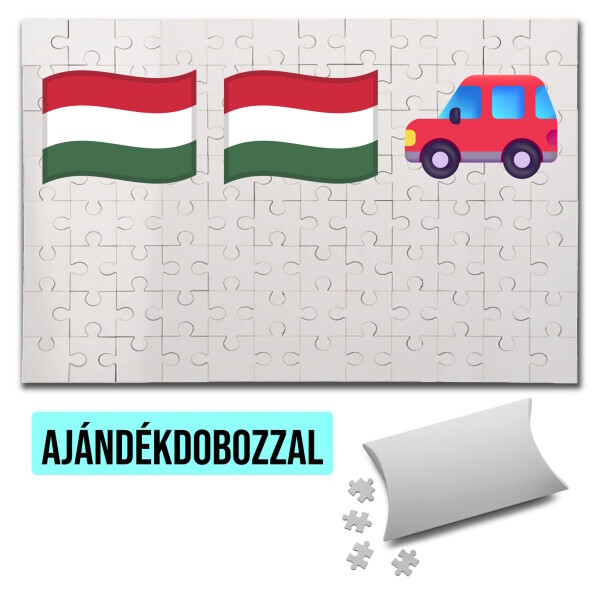 Puzzle - kirakó ajándékdobozzal
