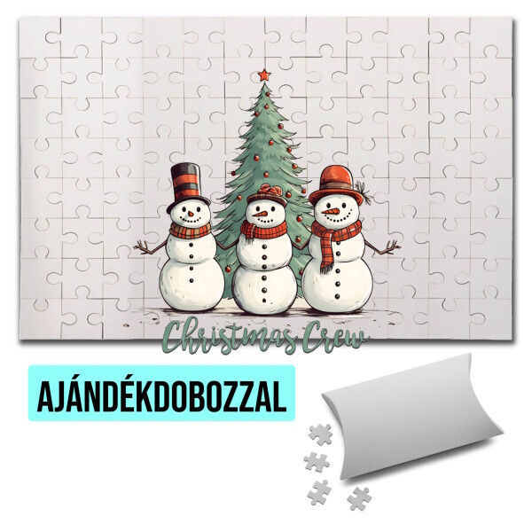 Puzzle - kirakó ajándékdobozzal
