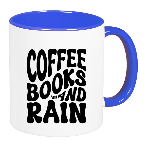 Színes fülű és belsejű bögre