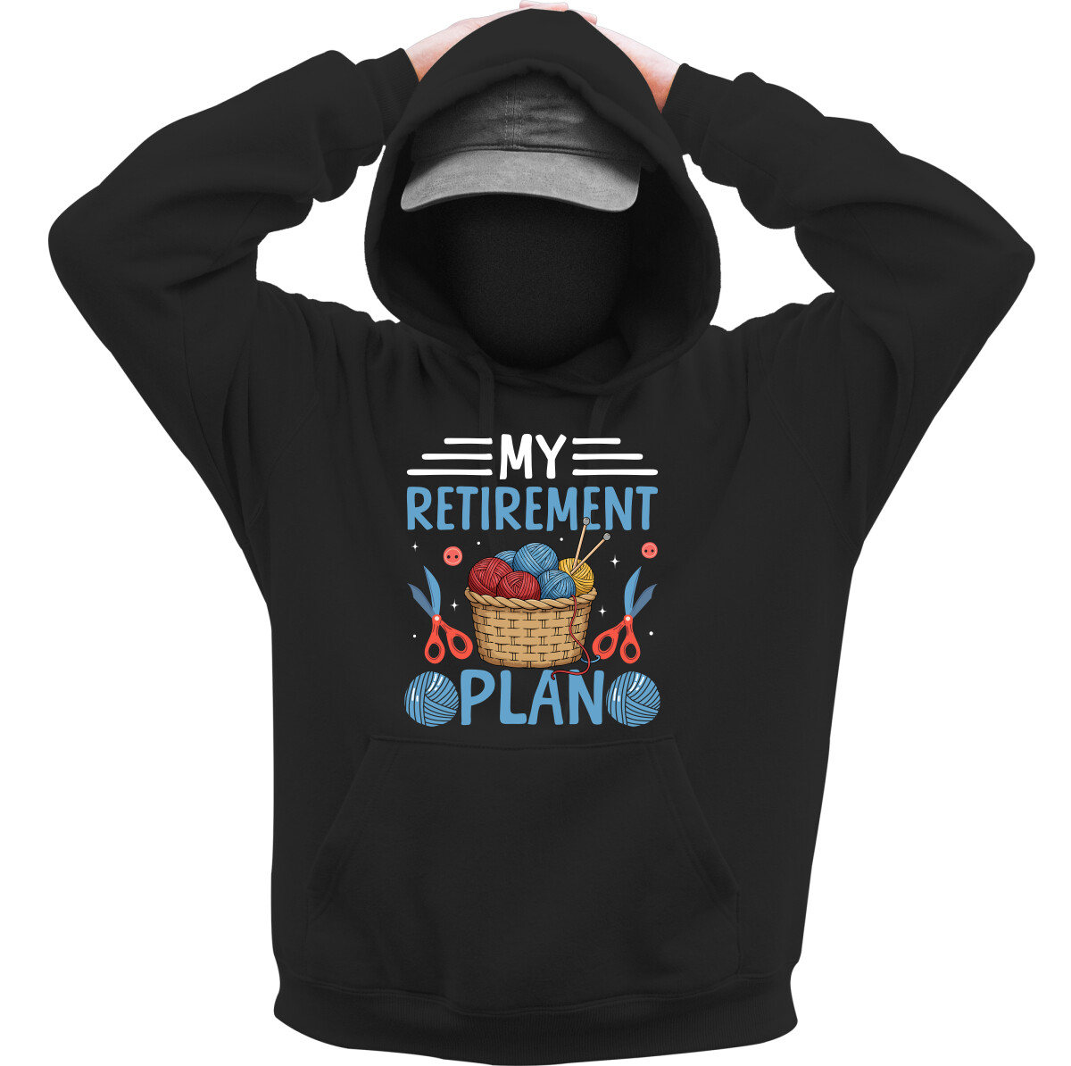 Kapucnis belebújós pulóver