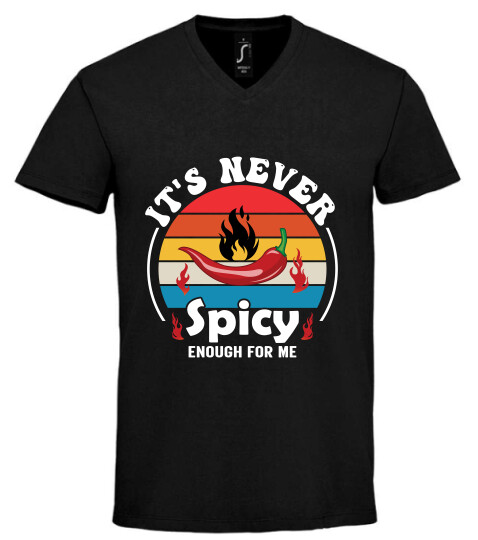 Unisex V nyakú póló