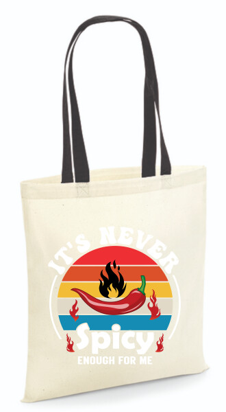 Vászontáska - színes fülű 