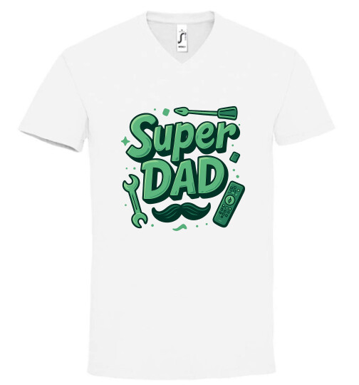 Unisex V nyakú póló