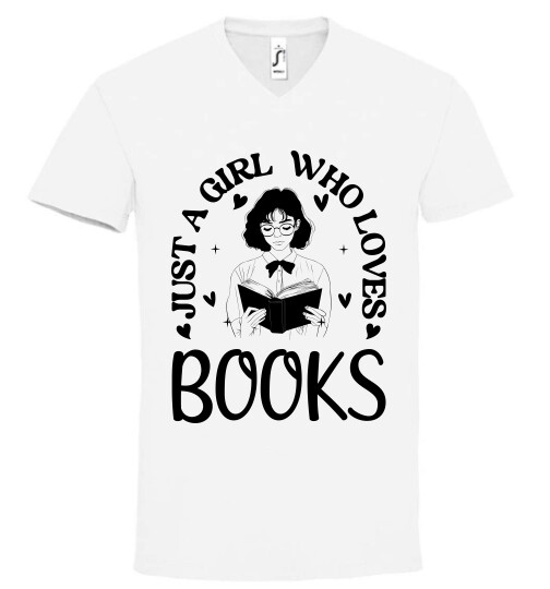 Unisex V nyakú póló