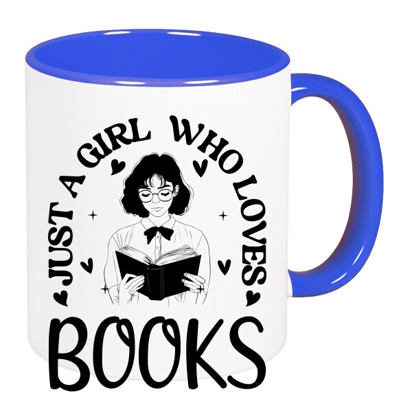 Színes fülű és belsejű bögre