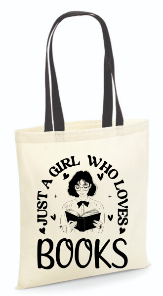 Vászontáska - színes fülű 