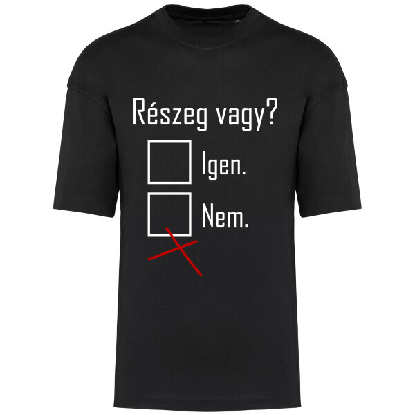 Prémium oversized unisex póló