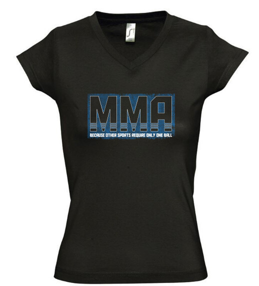 Női V nyakú póló