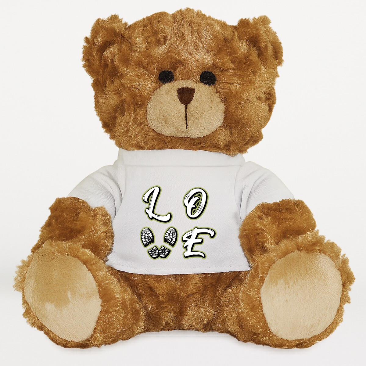 Plüssmaci egyedi pólóval