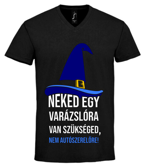 Unisex V nyakú póló