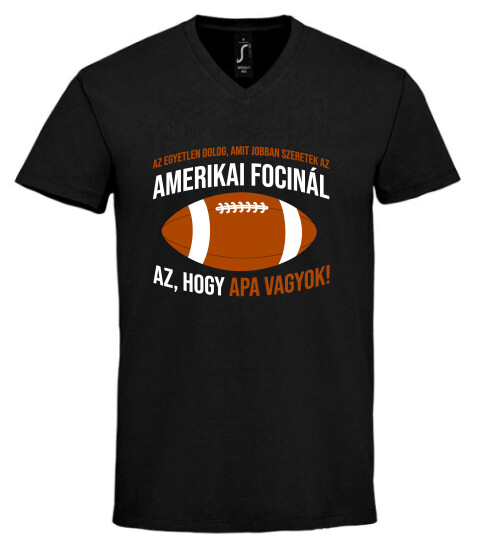 Unisex V nyakú póló