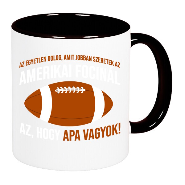 Színes fülű és belsejű bögre