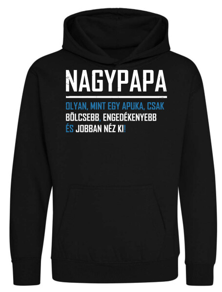 Kapucnis belebújós gyerek pulóver