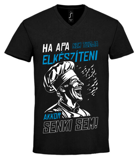 Unisex V nyakú póló