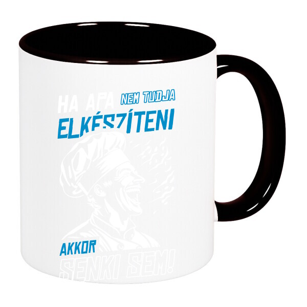 Színes fülű és belsejű bögre