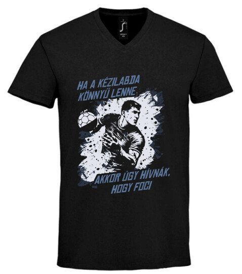 Unisex V nyakú póló