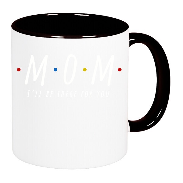 Színes fülű és belsejű bögre