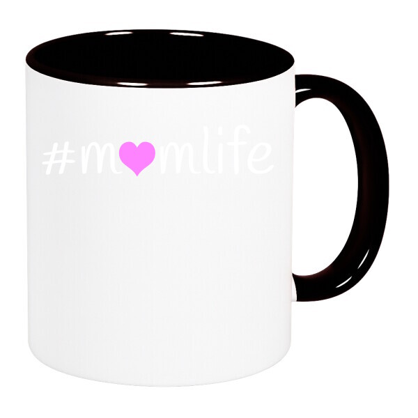 Színes fülű és belsejű bögre