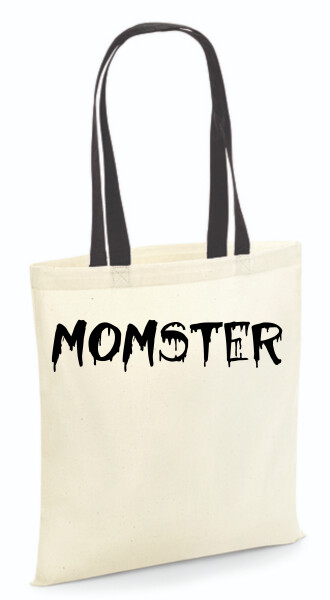 Vászontáska - színes fülű 