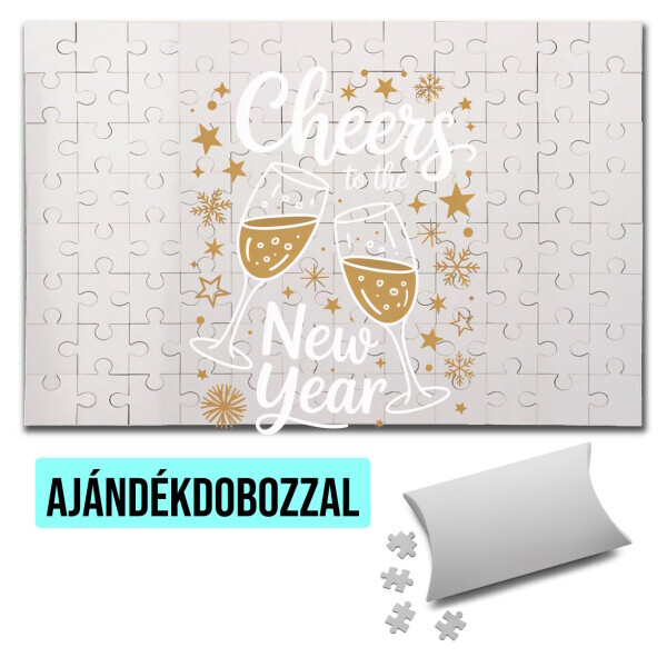 Puzzle - kirakó ajándékdobozzal