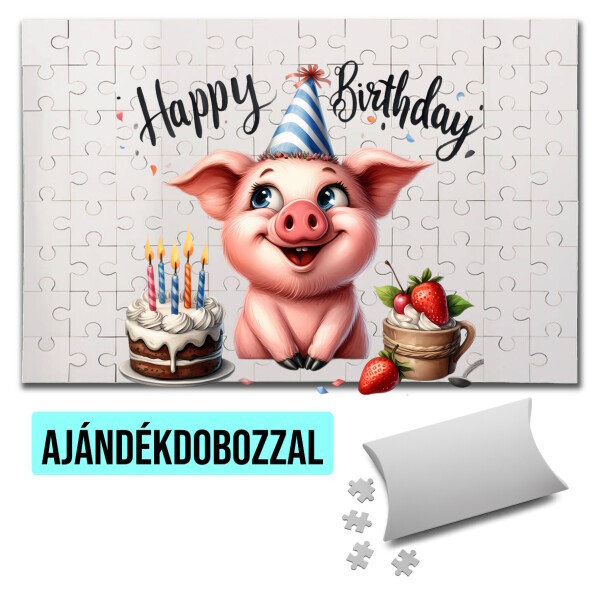 Puzzle - kirakó ajándékdobozzal