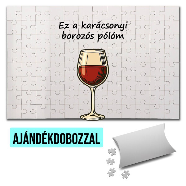 Puzzle - kirakó ajándékdobozzal