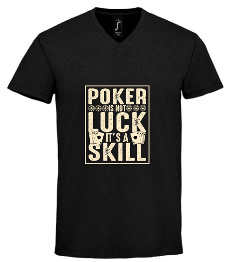 Unisex V nyakú póló