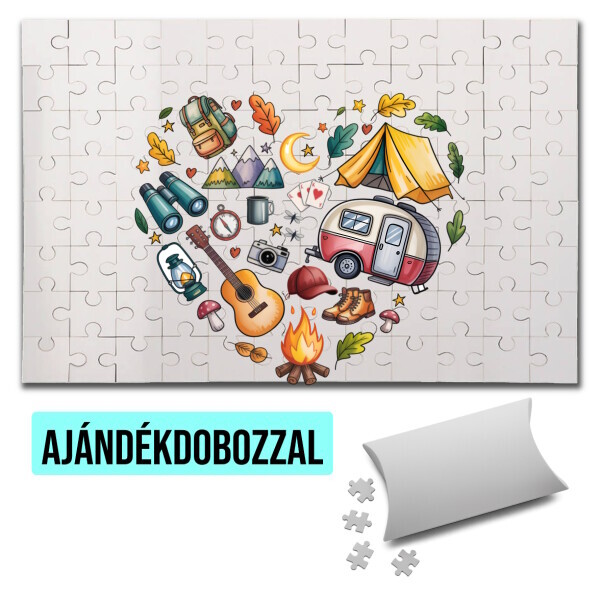 Puzzle - kirakó ajándékdobozzal