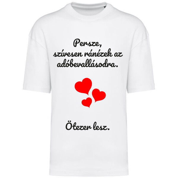 Prémium oversized unisex póló