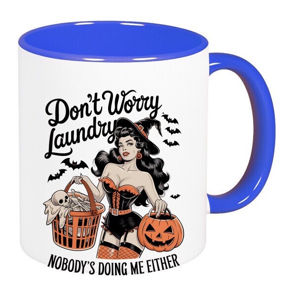 Színes fülű és belsejű bögre