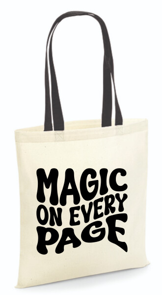 Vászontáska - színes fülű 