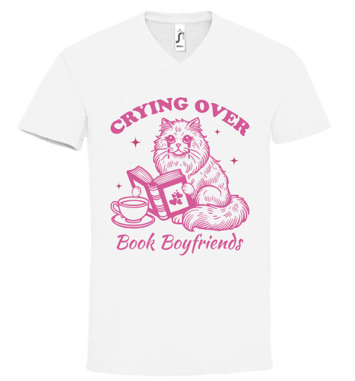 Unisex V nyakú póló