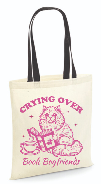 Vászontáska - színes fülű 