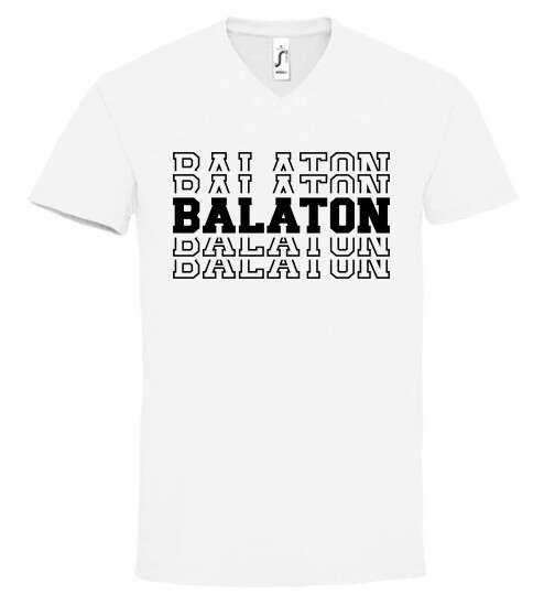 Unisex V nyakú póló