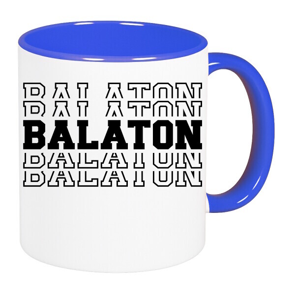 Színes fülű és belsejű bögre