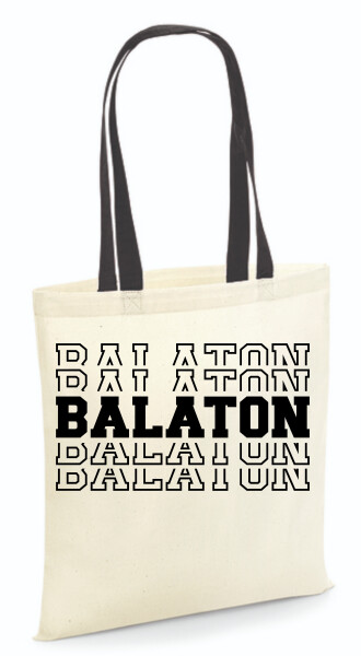 Vászontáska - színes fülű 