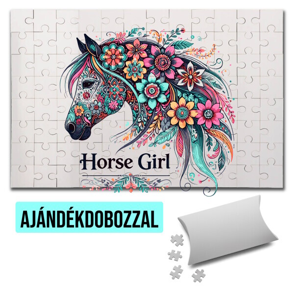 Puzzle - kirakó ajándékdobozzal