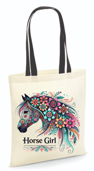 Vászontáska - színes fülű 