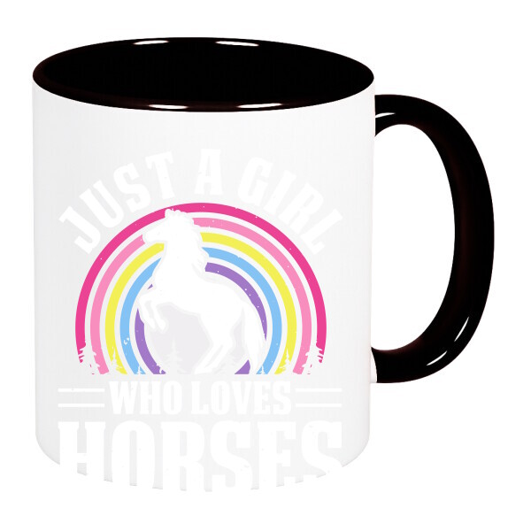 Színes fülű és belsejű bögre