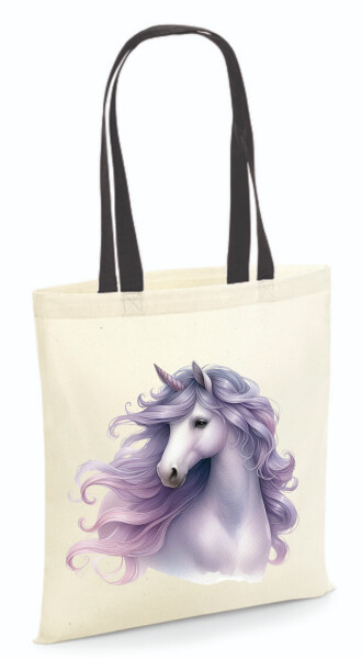 Vászontáska - színes fülű 