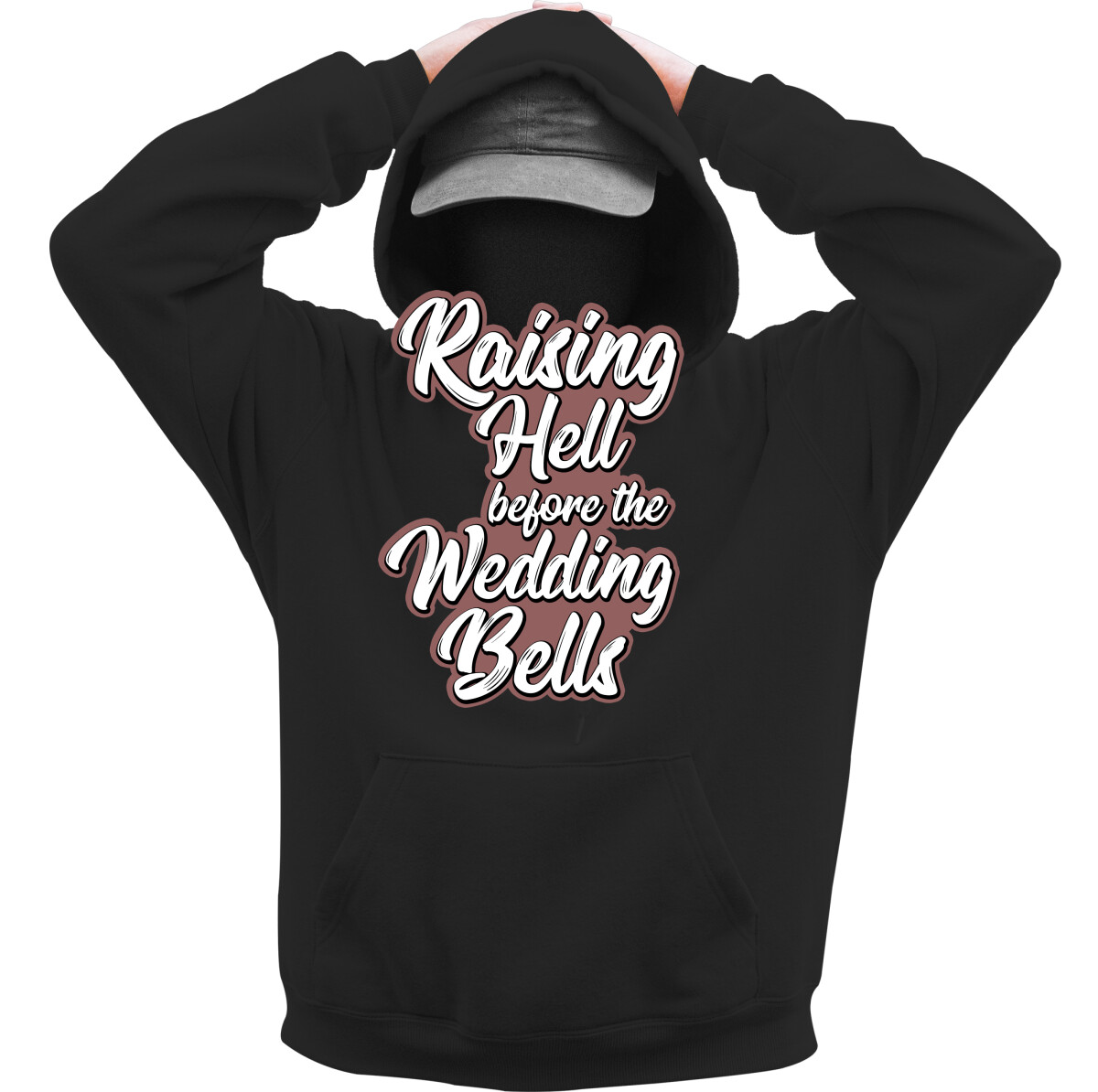 Kapucnis belebújós pulóver