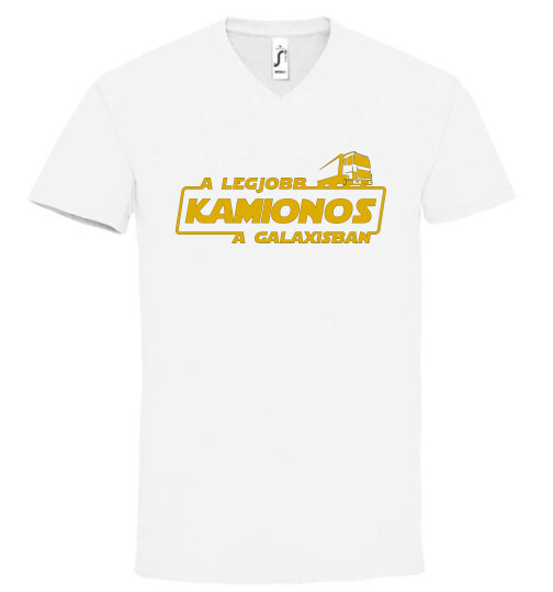 Unisex V nyakú póló
