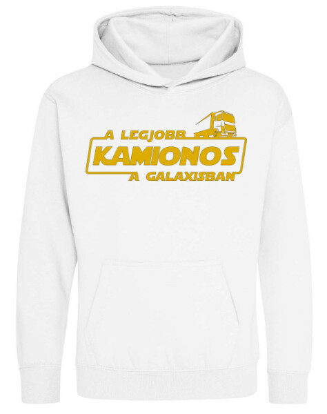 Kapucnis belebújós gyerek pulóver