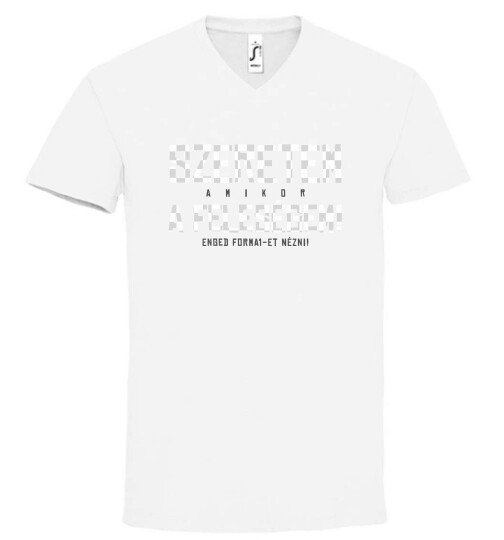 Unisex V nyakú póló